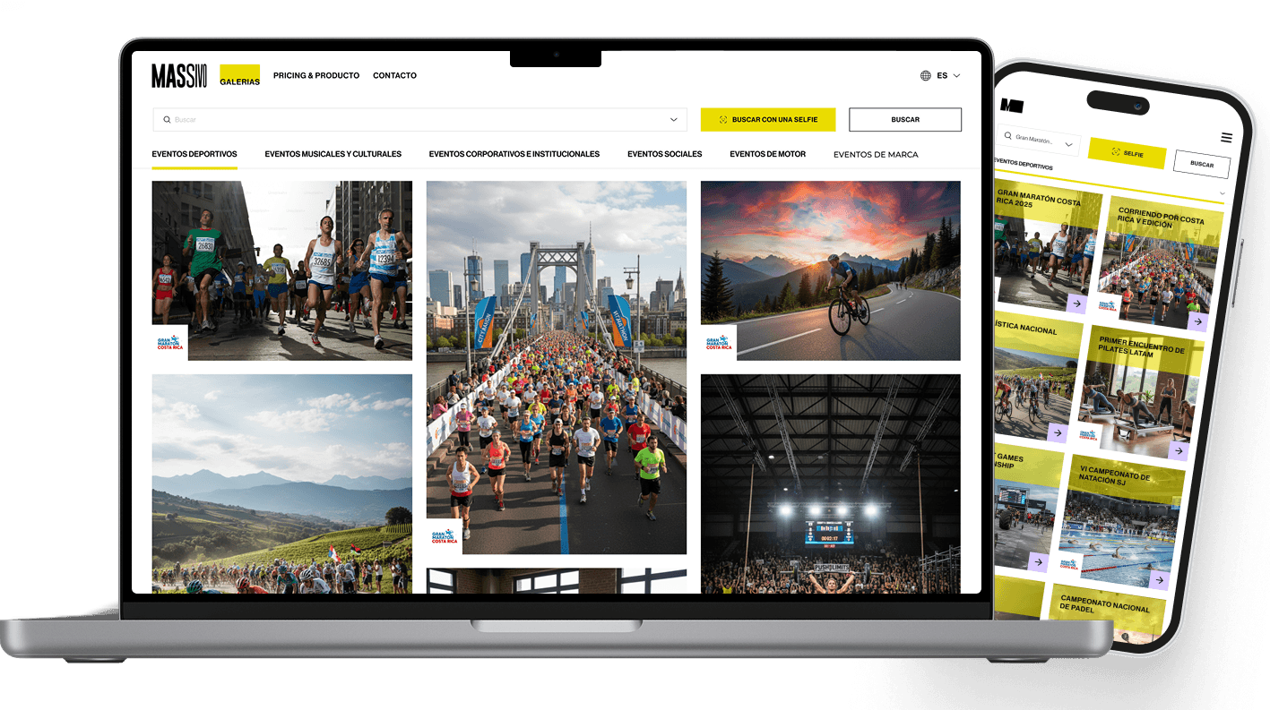 Desktop and mobile experience